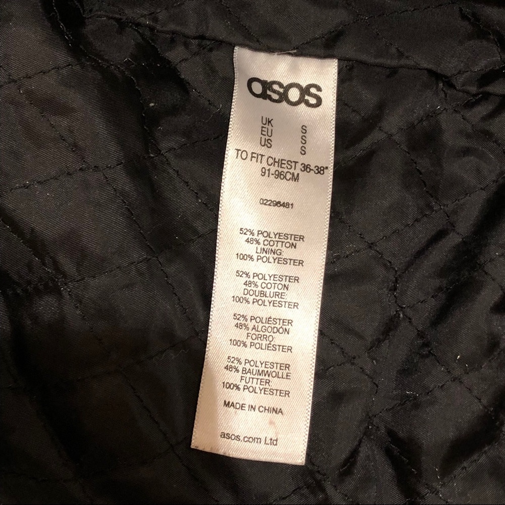 Men’s ASOS Jacket Size S - Picture 7 of 8
